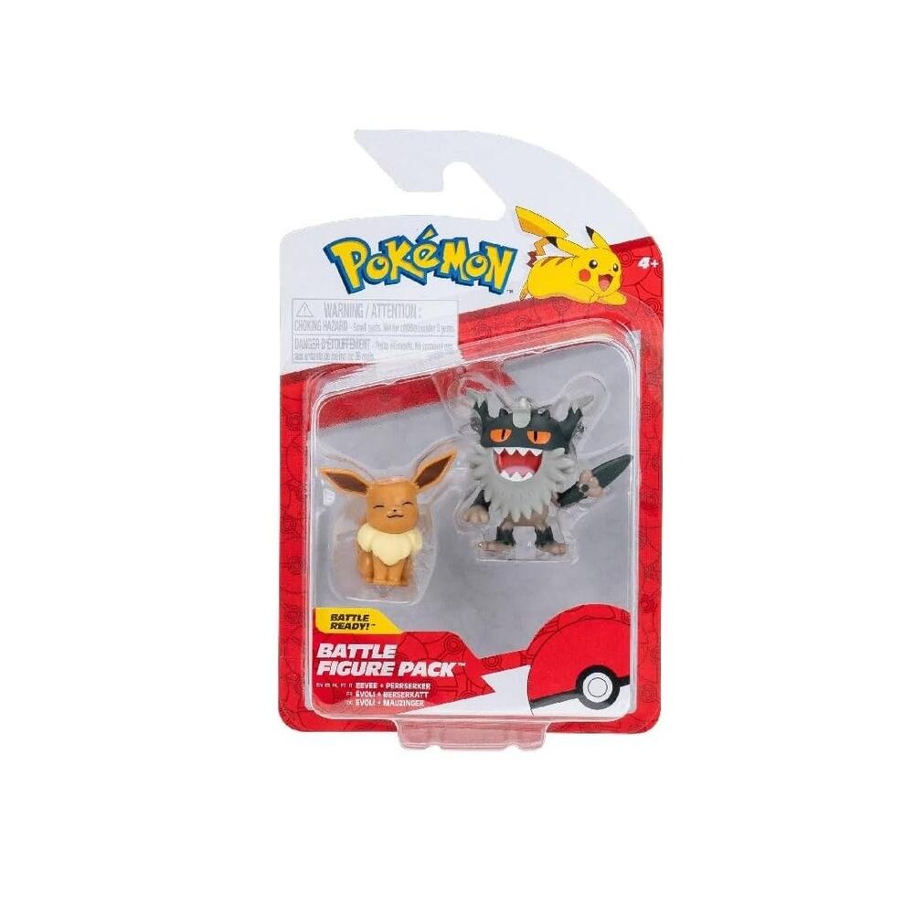NEW Jazwares Pokemon Battle Figure Pack EEVEE PERRSERKER